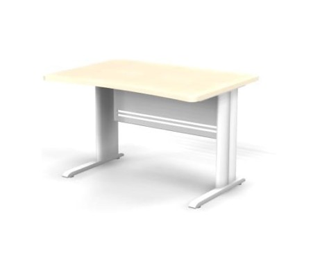 Rectangular Desk on Metal Leg, 120x85x74, Berlin