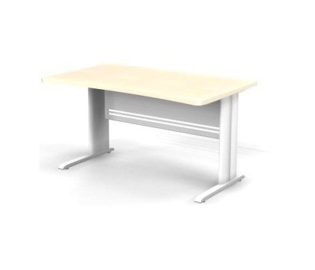 Rectangular Desk on Metal Leg, 140x85x74, Berlin
