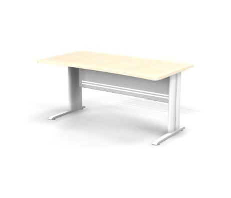 Rectangular Desk on Metal Leg, 160x85x74, Berlin