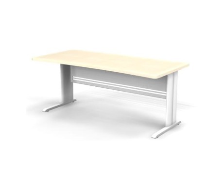 Rectangular Desk on Metal Leg, 180x85x74, Berlin