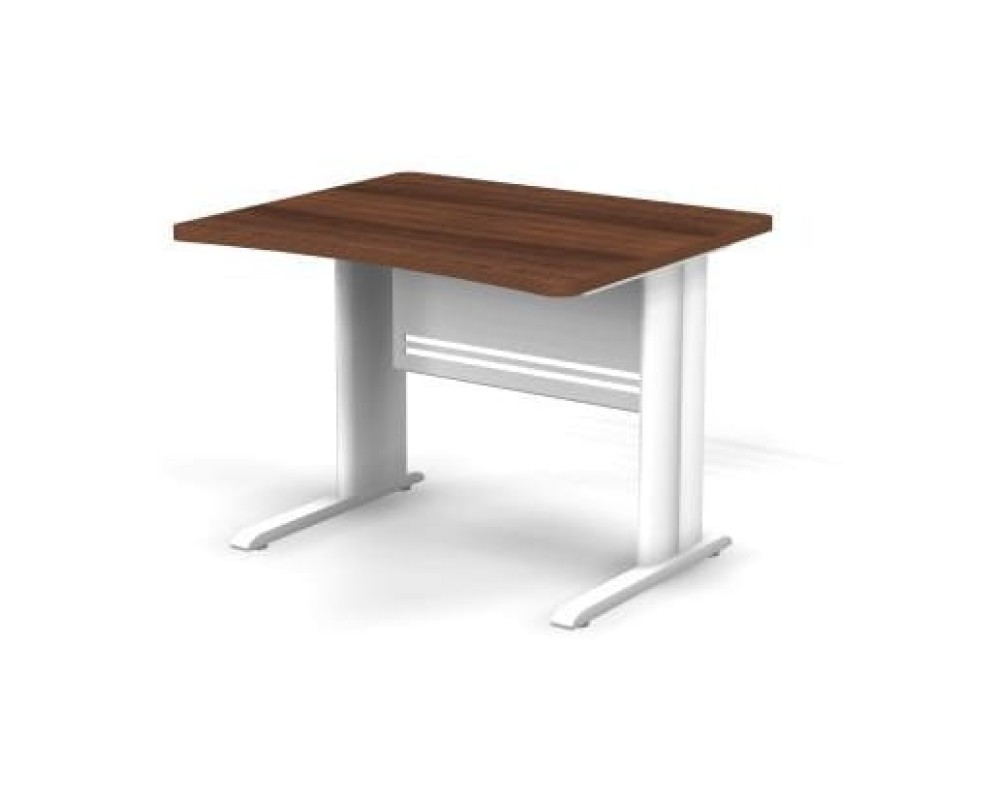 Rectangular Desk on Metal Leg, 100x85x74, Berlin