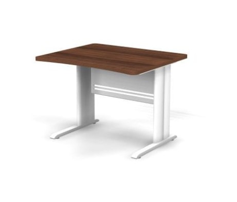 Rectangular Desk on Metal Leg, 100x85x74, Berlin