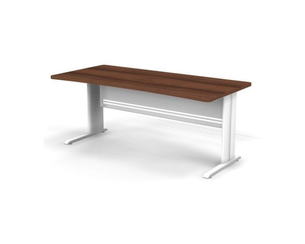 Rectangular Desk on Metal Leg, 180x85x74, Berlin