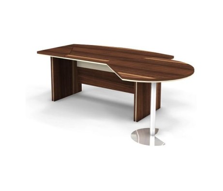 Berlin Director Right Workstation, 255x155x76 cm