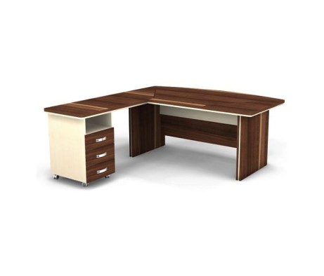 Left Workstation 200x205x76 Berlin Director