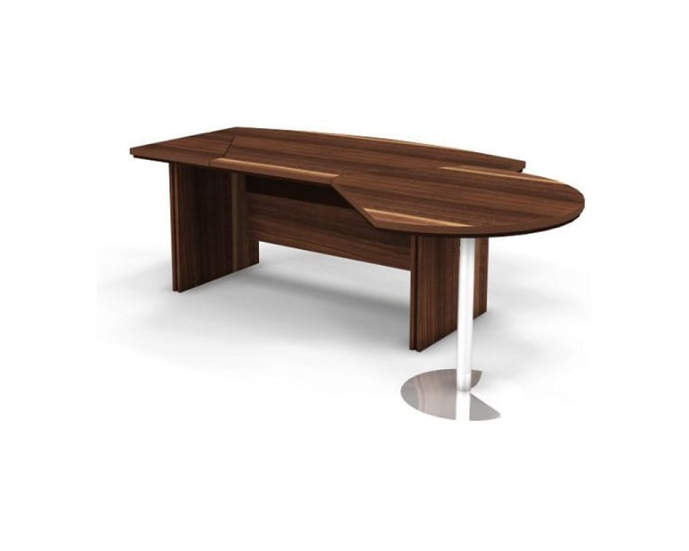 Berlin Director Right Workstation, 255x155x76 cm