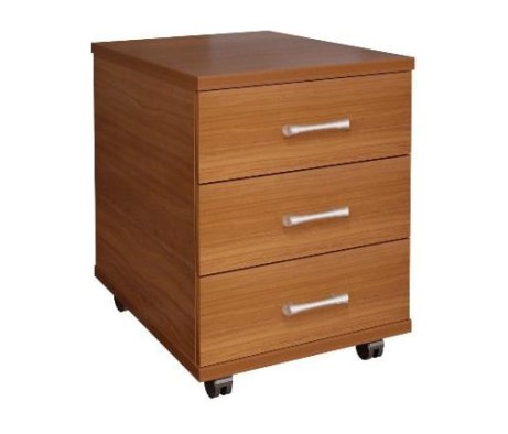 Monolith Mobile Cabinet, 3 Drawers, 406x518x534 cm