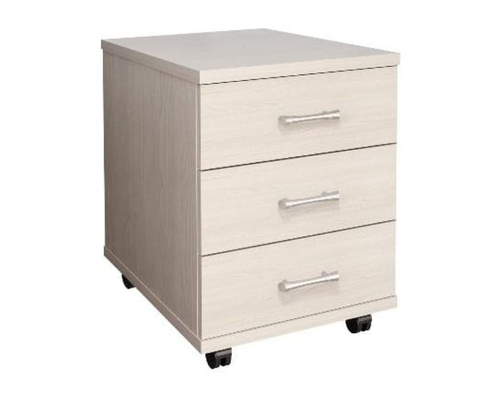 Monolith Mobile Cabinet, 3 Drawers, 406x518x534 cm