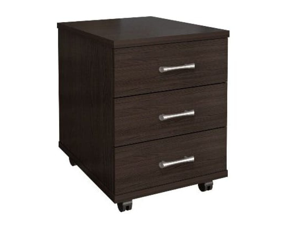 Monolith Mobile Cabinet, 3 Drawers, 406x518x534 cm