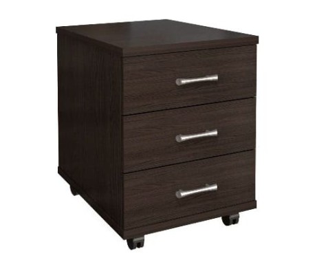 Monolith Mobile Cabinet, 3 Drawers, 406x518x534 cm