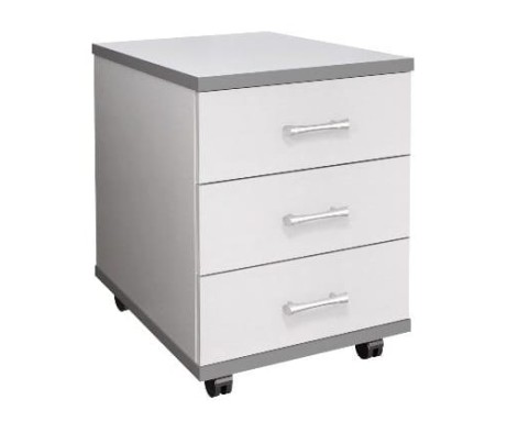 Monolith Mobile Cabinet, 3 Drawers, 406x518x534 cm