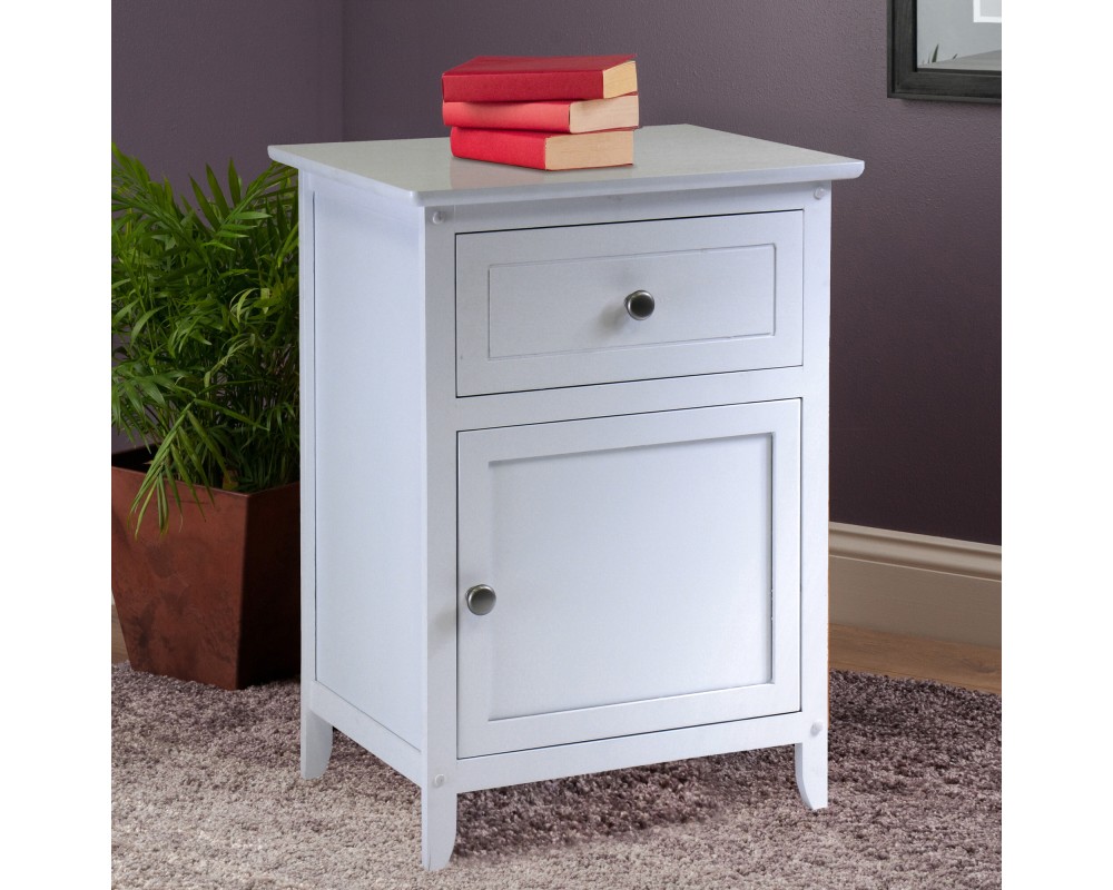 Eugene Nightstand, White