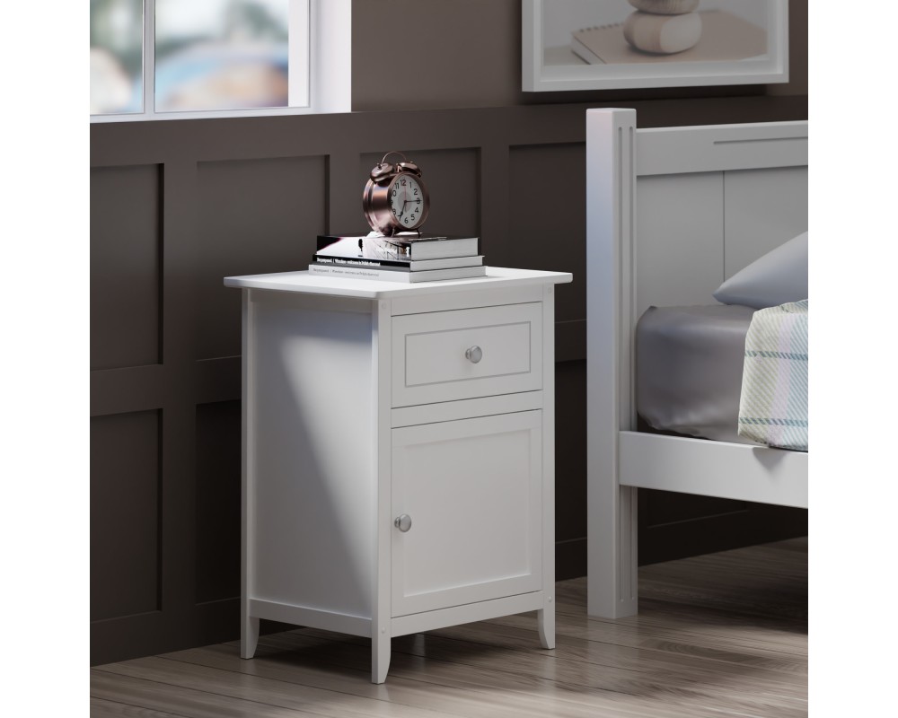 Eugene Nightstand, White