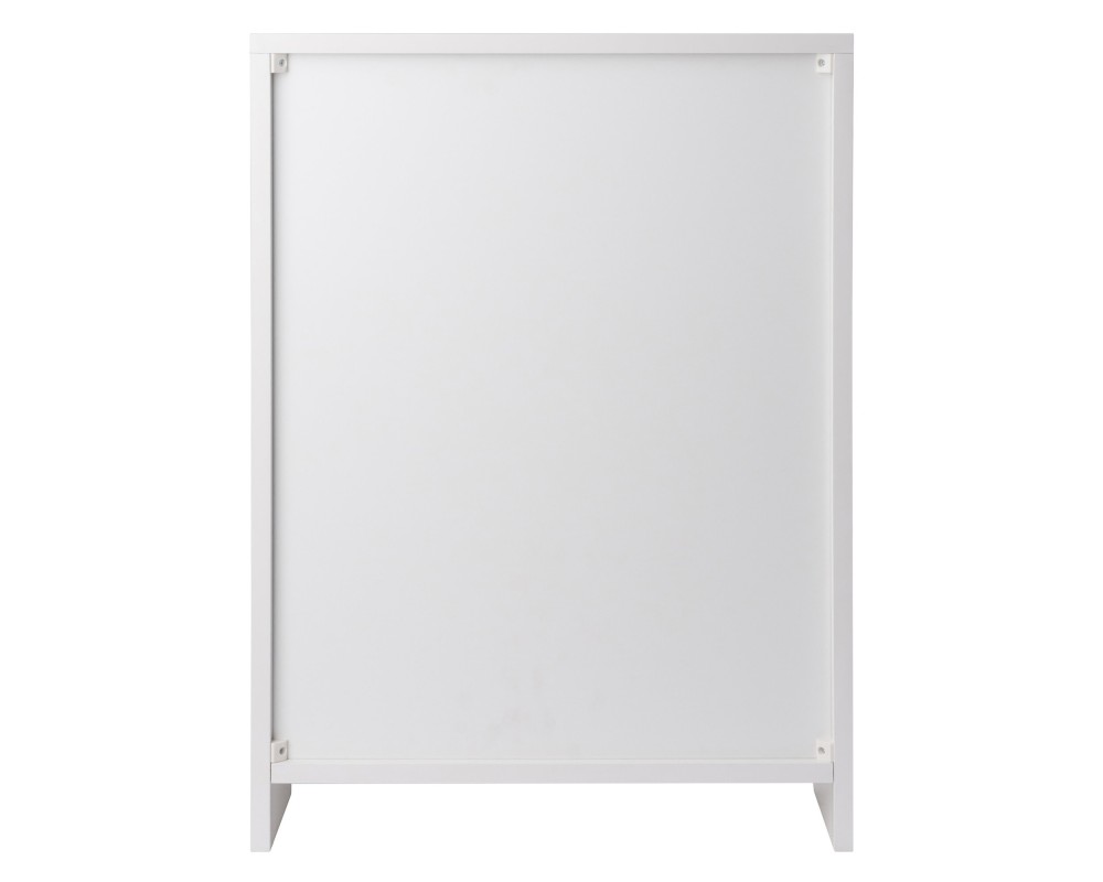 Nova Storage Cabinet with Drawer, 19' Wide, White