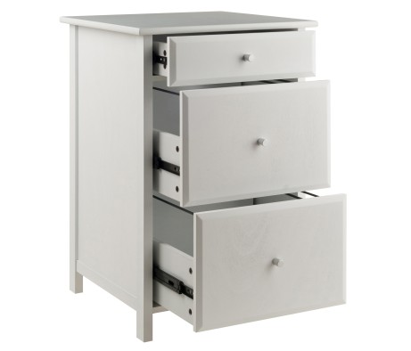 Delta Home Office File Cabinet, 31' High, 21' Wide, White