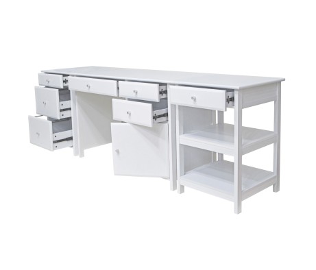 Delta 3-Pc Home Office Desk Set, White