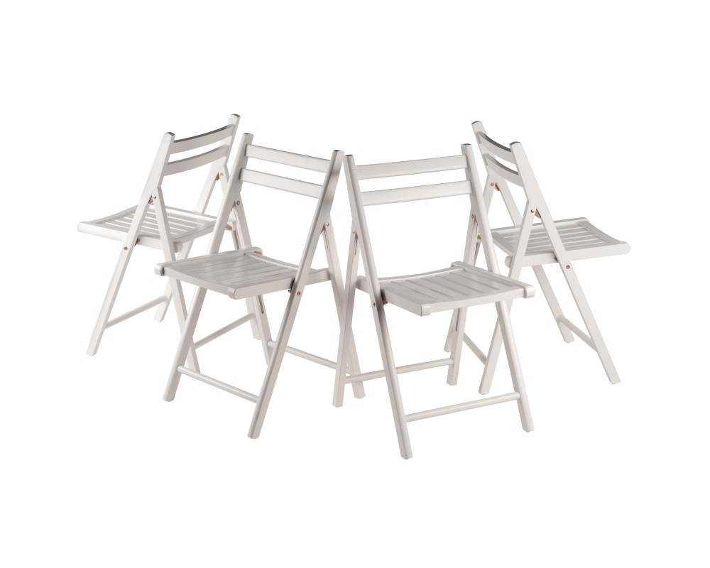 Robin 4-Pc Folding Chair Set, White