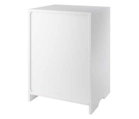 Nova 4-Shelf Storage Cabinet, 19' Wide, White