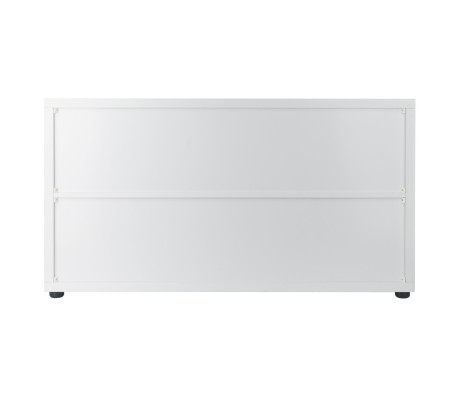 Julian 2x4 Storage 5-Pc Cabinet Set, Beige & White