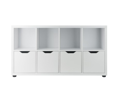 Julian 2x4 Storage Cabinet, White