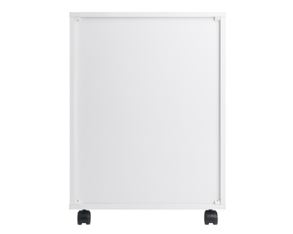 Halifax 5-Drawer Mobile Storage Cabinet, for Home Office, Bedroom, 26', White