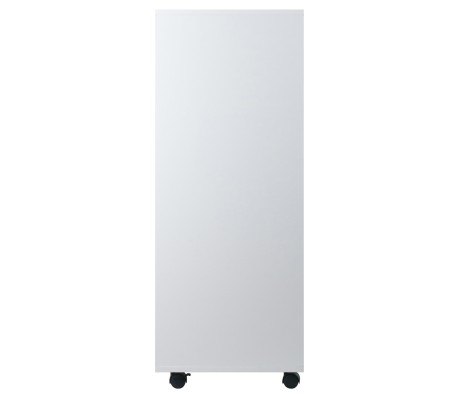 Halifax 5 Drawer High Mobile Storage Cabinet, for Living Room, Home Office, White