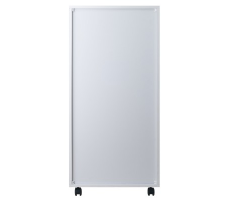 Halifax 5 Drawer High Mobile Storage Cabinet, for Living Room, Home Office, White