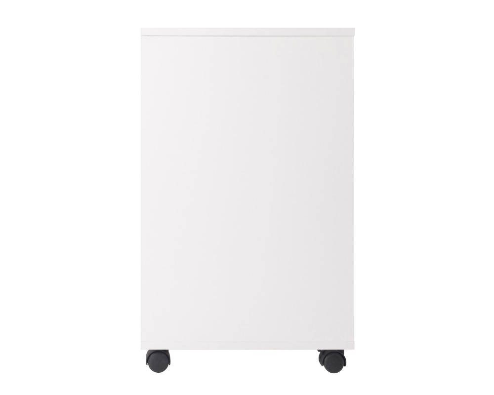 Halifax 2-Door, 4-Drawer Mobile Cabinet, White