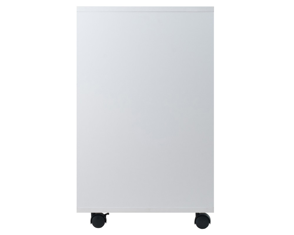 Halifax 5-Drawer, Side Storage Mobile Cabinet, White