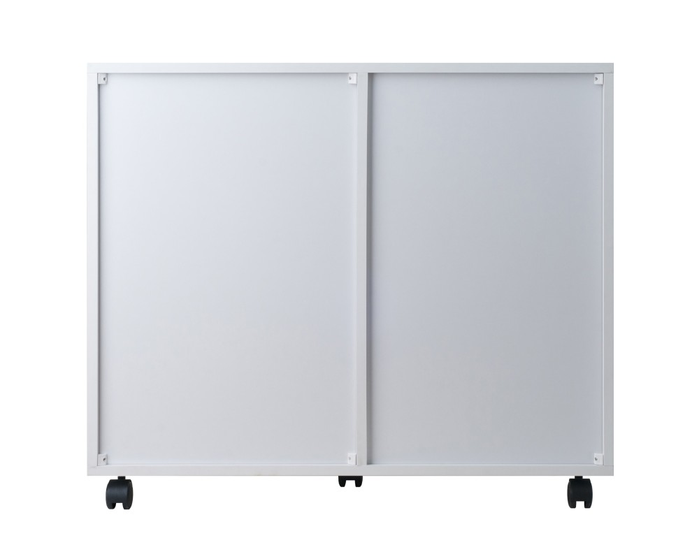 Halifax 5-Drawer, Side Storage Mobile Cabinet, White