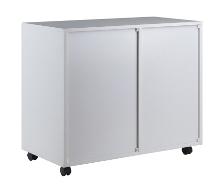 Halifax 5-Drawer, Side Storage Mobile Cabinet, White