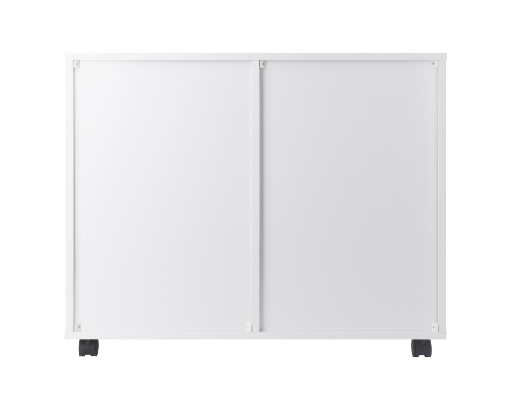 Halifax 6-Drawer Multi-Storage Mobile Cabinet, White
