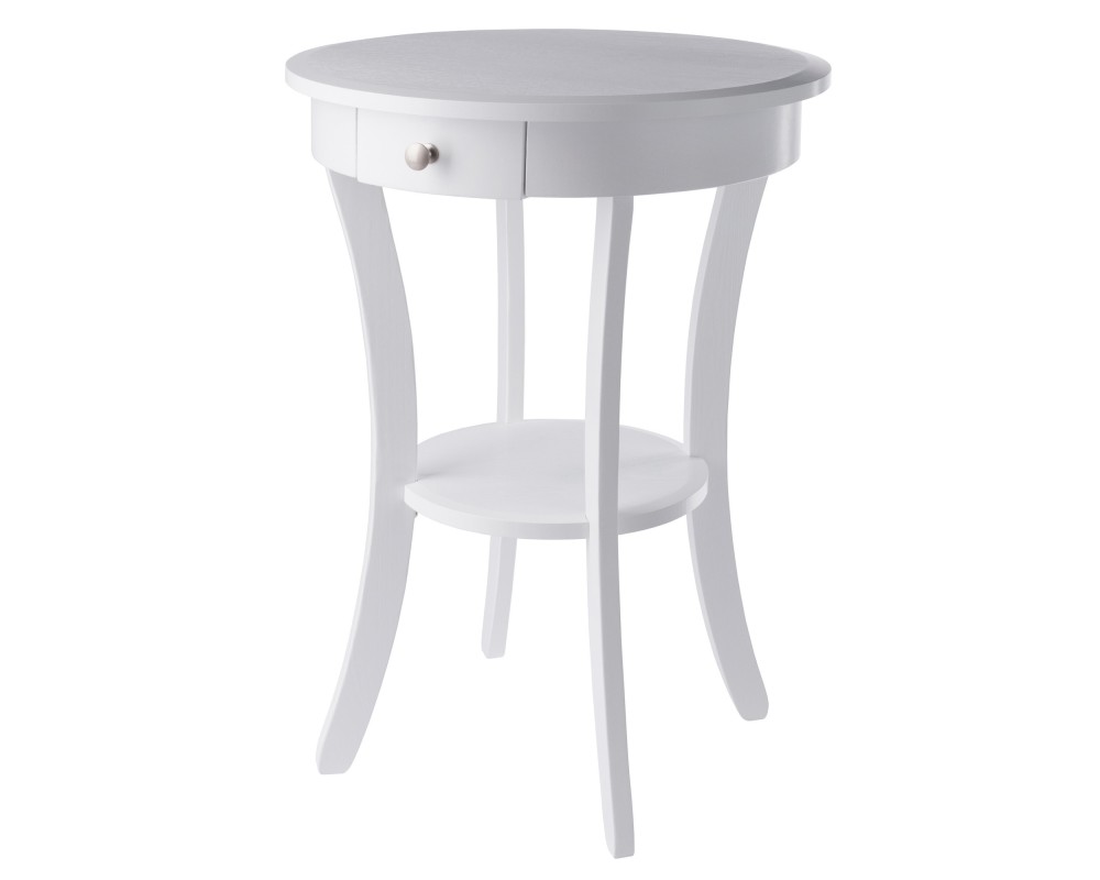 Sasha Accent Table, White