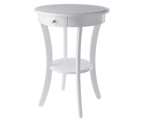 Sasha Accent Table, White