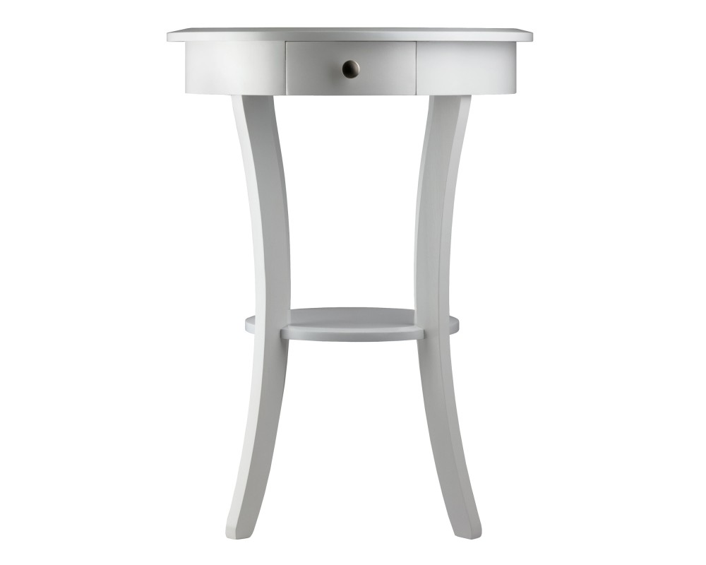 Sasha Accent Table, White
