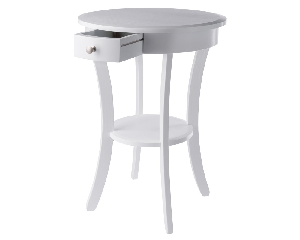 Sasha Accent Table, White