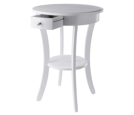 Sasha Accent Table, White