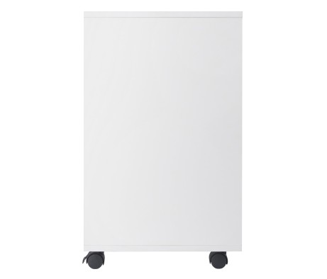Halifax 5-Drawer Multi-Storage Mobile Cabinet, White