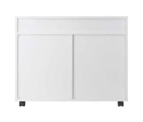 Halifax 5-Drawer Multi-Storage Mobile Cabinet, White