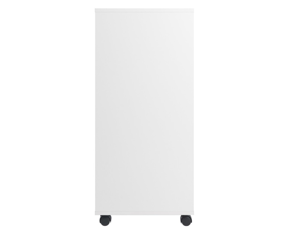 Halifax 7 Drawer High Mobile Storage Cabinet, for Living Room, Home Office, White