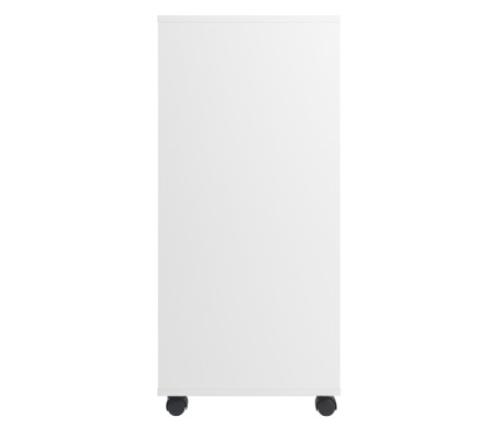 Halifax 7 Drawer High Mobile Storage Cabinet, for Living Room, Home Office, White