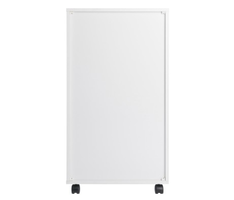 Halifax 7 Drawer High Mobile Storage Cabinet, for Living Room, Home Office, White