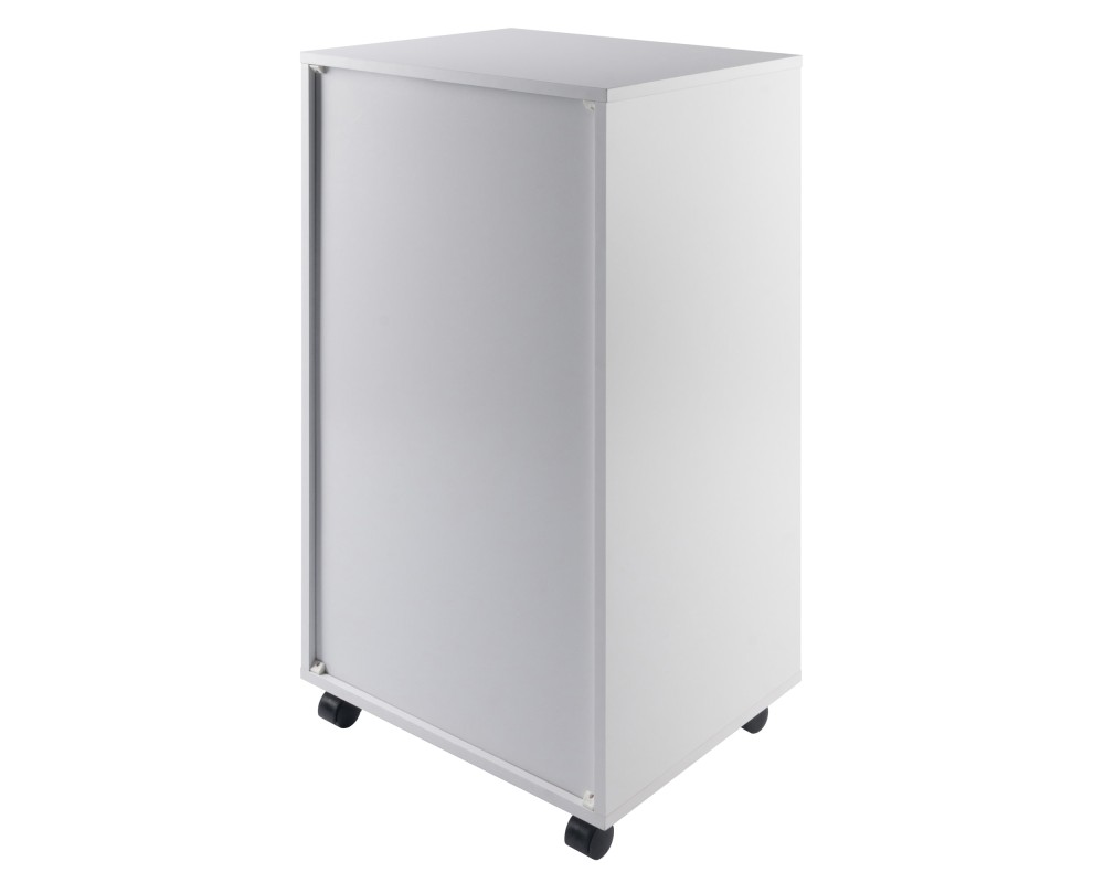 Halifax 7 Drawer High Mobile Storage Cabinet, for Living Room, Home Office, White