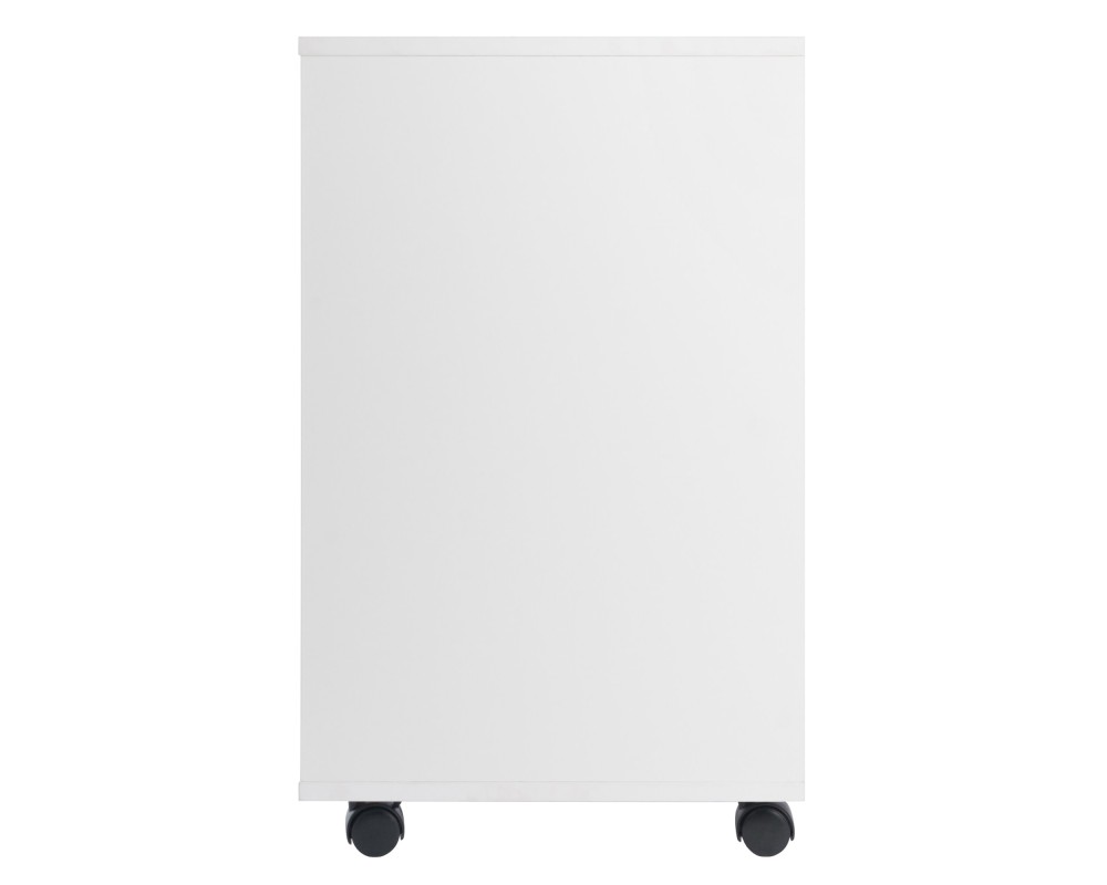 Norfolk Cabinet with 2 Drawers, 6 Bins, White Finish