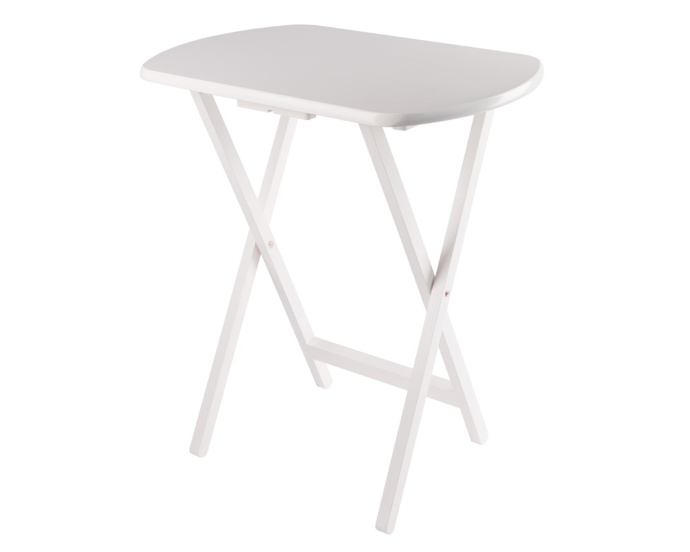 Corbett 2-Pc Oversized Snack Tables, White