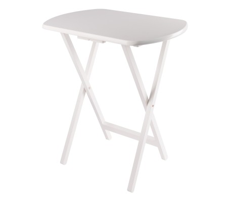 Corbett 2-Pc Oversized Snack Tables, White