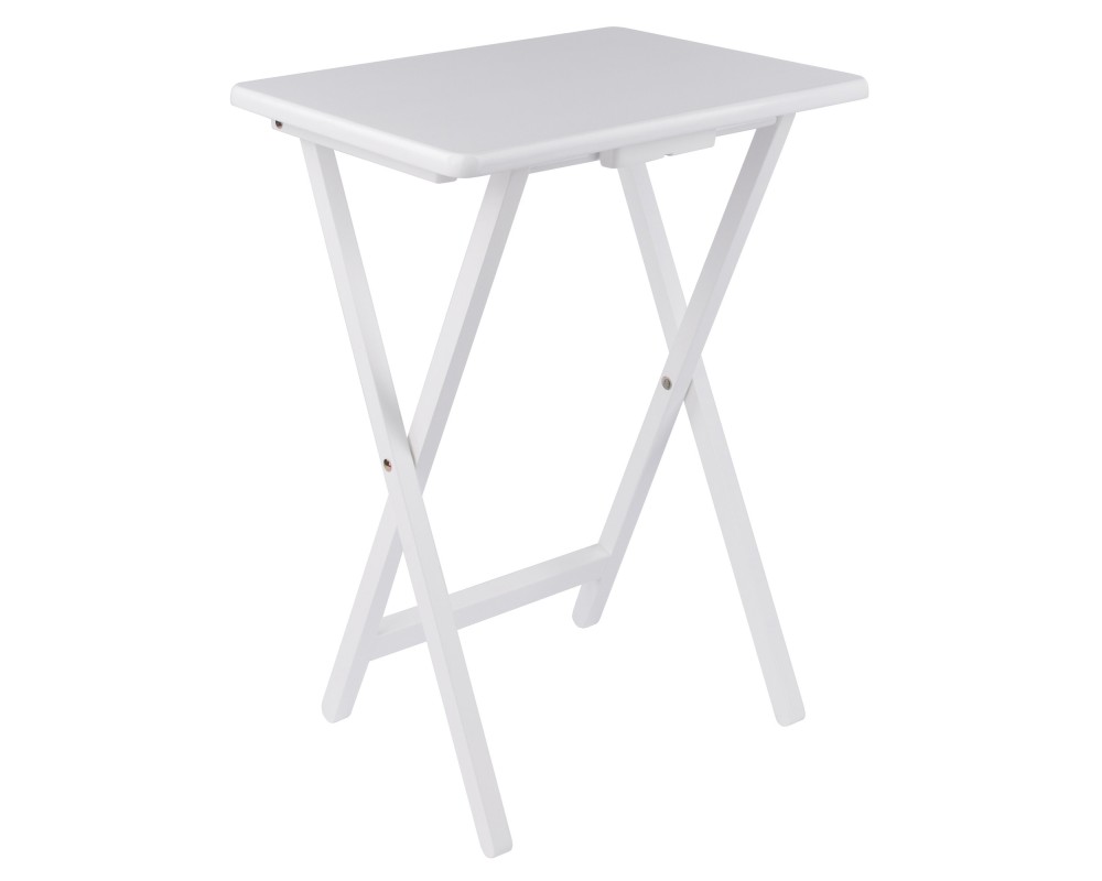 Alex 2-Pc Snack Tables, White