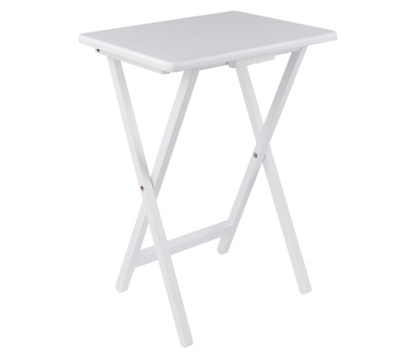 Alex 2-Pc Snack Tables, White