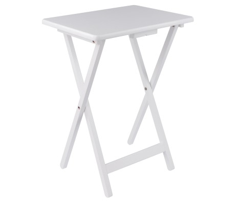 Alex 2-Pc Snack Tables, White