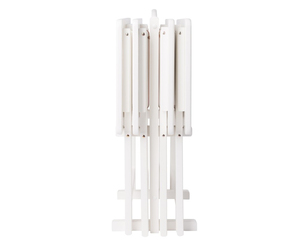 Alex 5-Pc Snack Table Set, White